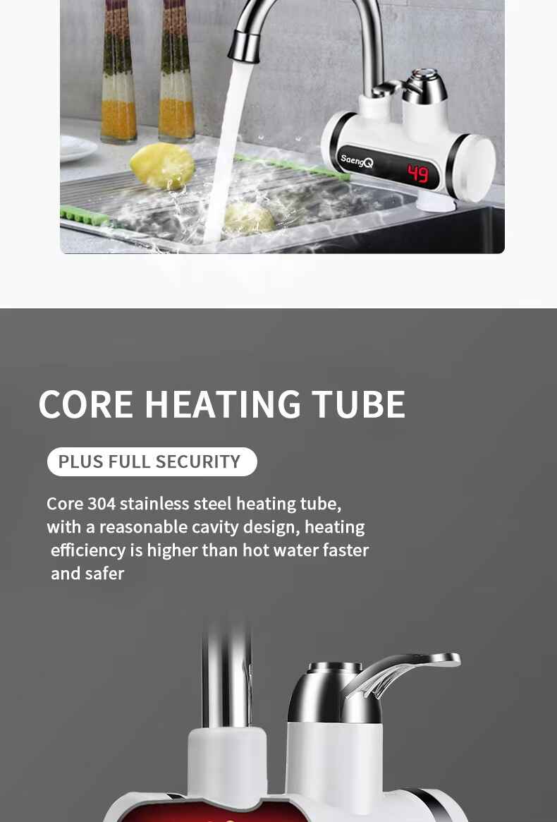 Water tap heater